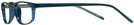 Rectangle Lapis Blue Socrateyes Single Vision Half Frame View #3