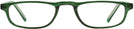 Rectangle Green Socrateyes Single Vision Half Frame View #2