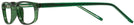 Rectangle Green Socrateyes Single Vision Half Frame View #3