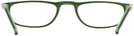 Rectangle Green Socrateyes Single Vision Half Frame View #4