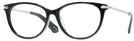 Oval Black Kate Spade Albie/F Single Vision Full Frame View #1
