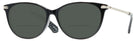 Oval Black Kate Spade Albie/F Bifocal Reading Sunglasses View #1