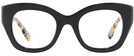 Oversized Black/White Tortoise Kate Spade Jalena-S Single Vision Full Frame View #2