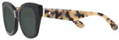 Oversized Black/White Tortoise Kate Spade Jalena-S Progressive Reading Sunglasses View #3