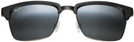 Square Pewter / Grey Lens Maui Jim Kawika 257 View #2