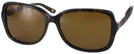 Oversized Dark Havana Liz Claiborne L553-S Polarized View #1