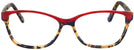 Rectangle Red Tortoise/lipstick Millicent Bryce 146 Computer Style Progressive View #2