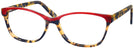 Rectangle Red Tortoise/lipstick Millicent Bryce 146 Computer Style Progressive View #1