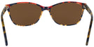 Rectangle Red Tortoise/lipstick Millicent Bryce 146 Progressive Reading Sunglasses View #4