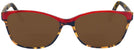 Rectangle Red Tortoise/lipstick Millicent Bryce 146 Bifocal Reading Sunglasses View #2