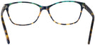 Rectangle Blue Tortoise/teal Millicent Bryce 146 Single Vision Full Frame View #4