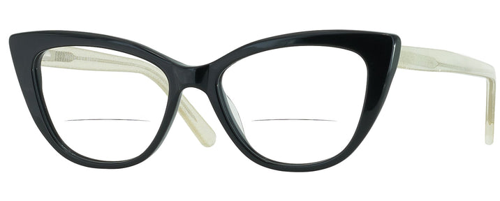 Cat Eye Black Millicent Bryce 167 Bifocal View #1