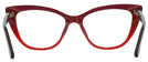 Cat Eye Ruby Red Millicent Bryce 167 Progressive No-Lines View #4