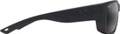 Rectangle Matte Black With Black Rubber/Neutral Grey Lens Maui Jim Amberjack 896 View #3