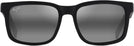 Square Matte Black / Neutral Grey Maui Jim Stone Shack 862 View #2