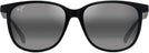 Round Matte Black/Neutral Gray Lens Maui Jim Ilikea 650 View #2