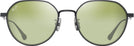 Round Matte Black/HT Green Lenses Maui Jim Kaulana Asian Fit 627 View #2