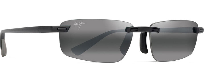 Rectangle Matte Black/Neutral Grey Maui Jim ‘Ilikou 630 View #1