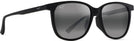 Round Matte Black/Neutral Gray Lens Maui Jim Ilikea 650 View #1