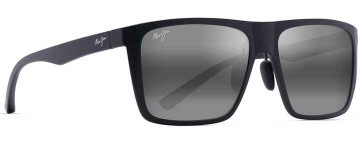 Rectangle Matte Black/Neutral Grey Maui Jim Honokalani 455 View #1