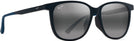 Round Matte Blue/Neutral Grey Lens Maui Jim Ilikea 650 View #1