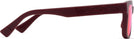 Rectangle Burgundy/Maui Sunrise Lenses Maui Jim Hiapo Asian Fit 655 View #3