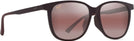 Round Matte Burgundy/Maui Rose Lens Maui Jim Ilikea 650 View #1