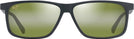 Rectangle Matte Dark Grey/Neutral Grey Lens Maui Jim Pulama 618 View #2