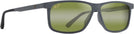 Rectangle Matte Dark Grey/Neutral Grey Lens Maui Jim Pulama 618 View #1