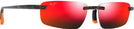 Rectangle Dark Havana/Hawaii Lava Lenses Maui Jim ‘Ilikou 630 View #1