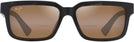 Rectangle Dark Havana/hcl Bronze Lens Maui Jim Hiapo Asian Fit 655 Bifocal Reading Sunglasses View #2