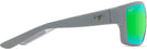 Rectangle Matte Dark With Light Grey Interior/Neutral Grey Maui Jim Mangroves 604 View #3