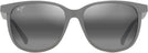 Round Matte Grey/Neutral Grey Lens Maui Jim Ilikea 650 View #2