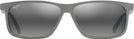 Rectangle Matte Gray/Maui Ht Lens Maui Jim Pulama 618 View #2