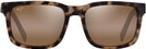 Square Matte Havana Tort / HCL Bronze Lens Maui Jim Stone Shack 862 View #2