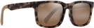 Square Matte Havana Tort / HCL Bronze Lens Maui Jim Stone Shack 862 View #1