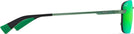 Rectangle Green Matte/Maui Green Mirror Maui Jim Lanakila 624 View #3
