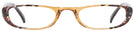 Oval Brown Fusion Contempo Single Vision Half Frame View #2