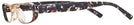 Oval Brown Fusion Contempo Single Vision Half Frame View #3