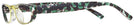 Oval Green Fusion Contempo Single Vision Half Frame View #3
