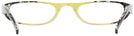 Oval Green Fusion Contempo Single Vision Half Frame View #4