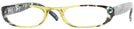 Oval Green Fusion Contempo Single Vision Half Frame View #1