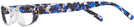 Oval Blue Fusion Contempo Single Vision Half Frame View #3
