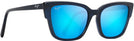 Cat Eye,Rectangle Navy Blue w/Blue Hawaii Lens Maui Jim Kou 884 View #1