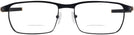 Rectangle Satin Black/ Gold Oakley OX3184 Tincup Bifocal w/ FREE NON-GLARE View #2