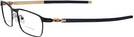 Rectangle Satin Black/ Gold Oakley OX3184 Tincup Bifocal w/ FREE NON-GLARE View #3