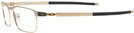 Rectangle Satin Light Gold Oakley OX3184 Tincup Bifocal w/ FREE NON-GLARE View #3
