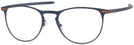 Round Matte Dark Navy Oakley OX5145 Single Vision Full Frame w/ FREE NON-GLARE View #1