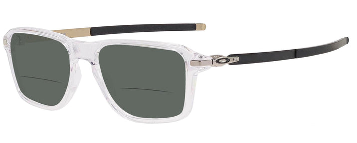 Square Polished Clear Oakley OX8166L Wheel House Bifocal Reading Sunglasses View #1