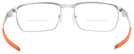 Rectangle Matte Silver Oakley OX3184 Tincup Bifocal w/ FREE NON-GLARE View #4